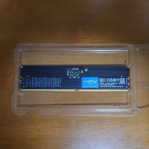 Crucial DDR5 メモリー 16GB CT16G48C40U5 PC5-38400