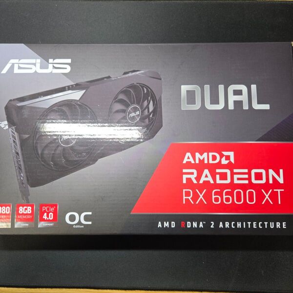 ASUS DUAL RX6600XT OC 8GB GDDR6 グラフィックボード