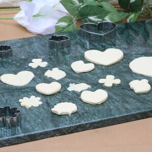 100%天然大理石 パン ピザ そば うどん 餅こね台 のし台 インディアングリーン (500 x400 x18mm )Lサイズ