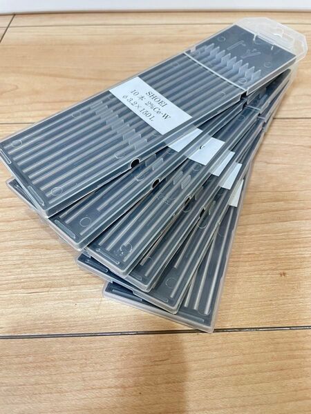 正規品純正TIG溶接タングステン電極2%Ce−W 3.2mmx150mm 10本入 2ケース