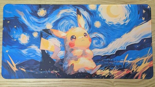 (新品未使用品)ピカチュウ デスクマット プレイマット ポケモンカード ポケカ