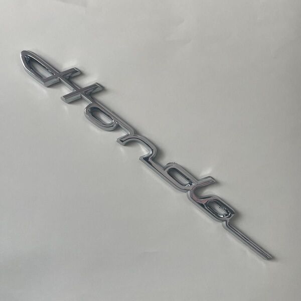 Honda クラシック エンブレム メッキ 筆記体 (215mm×23mm )