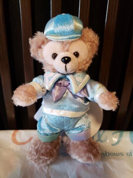 ダッフィー ぬいぐるみバッジ カラフルハピネス