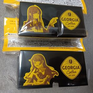 Ado ジョージア スマホスタンド&スピーカー 2種セット GEORGIA ノベルティグッズ 非売品 アド