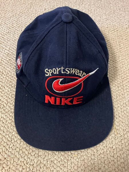 ナイキ NIKE Sportswear 90s cap 刺繍 ネイビー キャップ