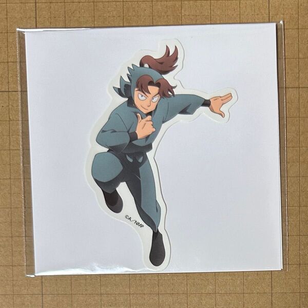 山田利吉 トレーディングダイカットステッカー 天空遊歩の段 てんぼうパーク 忍たま乱太郎