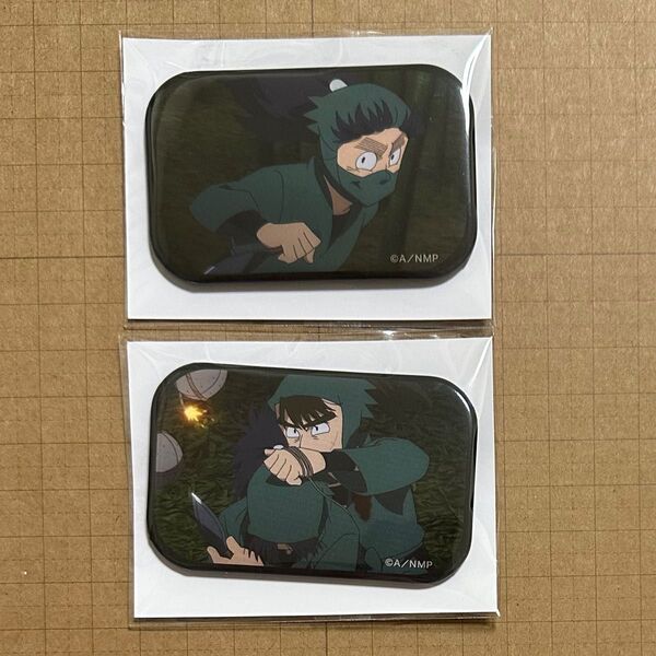2点 七松小平太 中在家長次 キャラバッジコレクションB 六年い組 六い 劇場版 忍たま乱太郎 ドクタケ忍者隊最強の軍師 缶バッジ