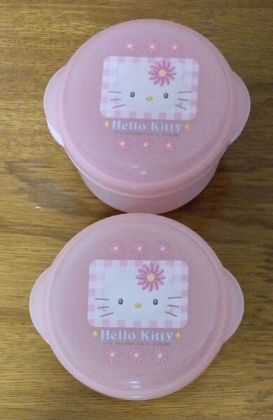 【Hello Kitty】 ハローキティ キティちゃん保存容器2個セット