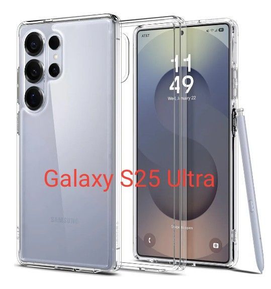 Spigen Galaxy S25 Ultra ケース 耐衝撃 ウルトラ・ハイブリッド ACS08961 (クリスタル・クリア)
