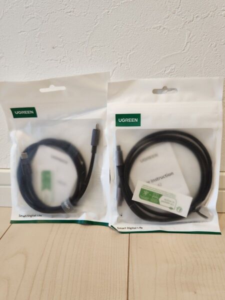 UGREEN USB C ケーブル Type-c ケーブル 2種類セット