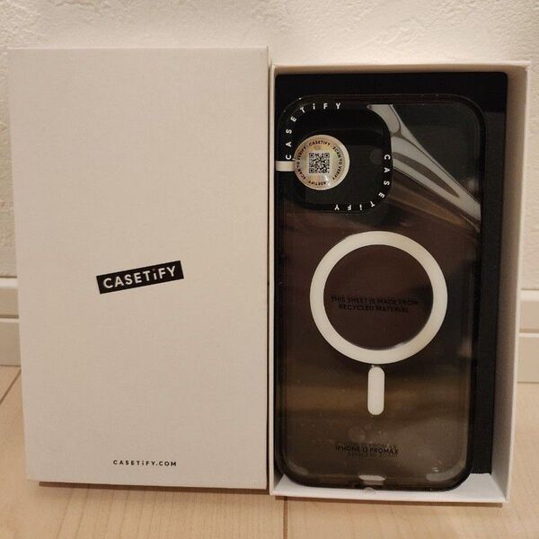 CASETiFY MagSafe 対応 インパクトケース iPhone 13 Pro Max - クリア ブラック