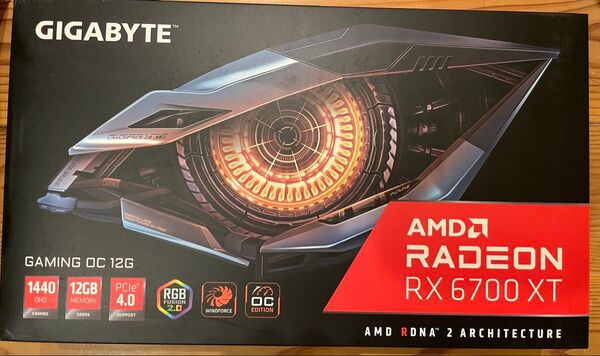 新品未開封◆GIGABYTE Radeon RX 6700 XT 12GB GAMINGモデル