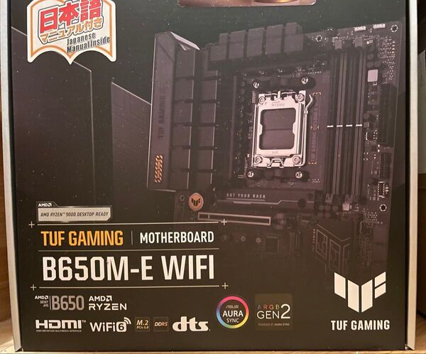 新品未開封◆ASUS TUF GAMING B650M-E WIFI MicroATX マザーボード 新品