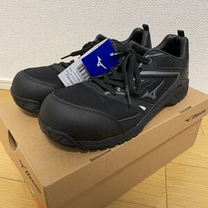 ミズノ 安全靴 オールマイティ VS 25cm ブラック×シルバー 新品 未使用