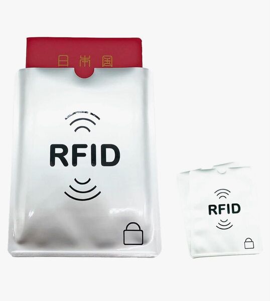 パスポート 通帳 ケース RFID スキミング防止 磁気保護 RFID ケース 20枚 旅行 海外