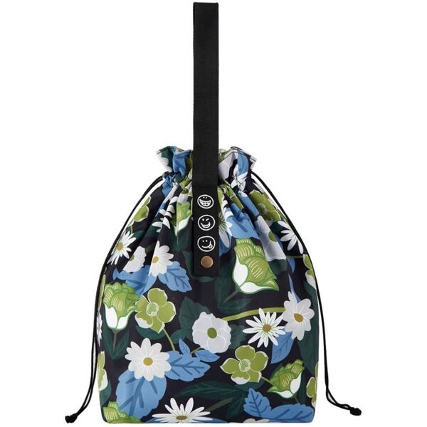 ランチバッグ お弁当袋 巾着バッグ ランチバッグ 保冷 保冷バッグ 花柄 巾着袋 トートバッグ バッグ 手提げ アウトドア 遠足