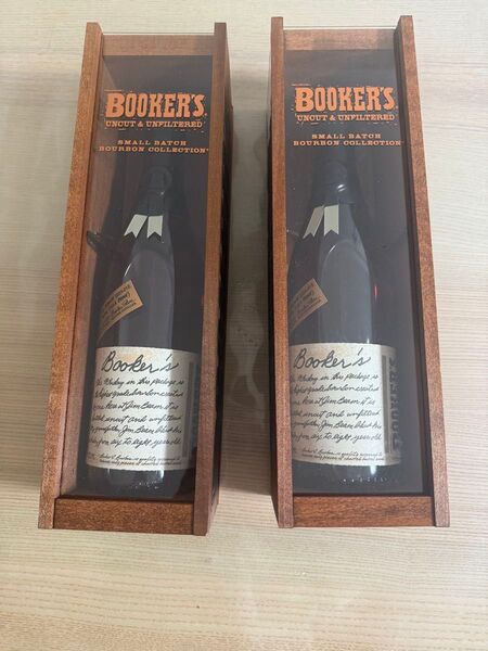 【2本セット】Booker's バーボン ウイスキー 750ml 未開封品
