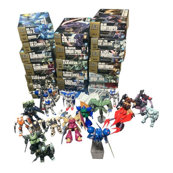 ガンプラ ガンダム プラモデル 機動戦士ガンダム 組済 完成品 HG ガンプラ バンダイ 0083 全20体