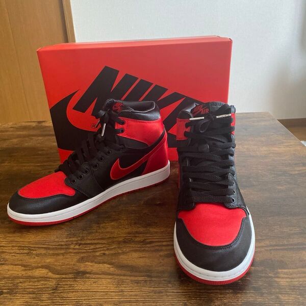 28.5cm US1 1.5*WMNS NIKE AIR JORDAN 1 HIGH OGSatin Bred