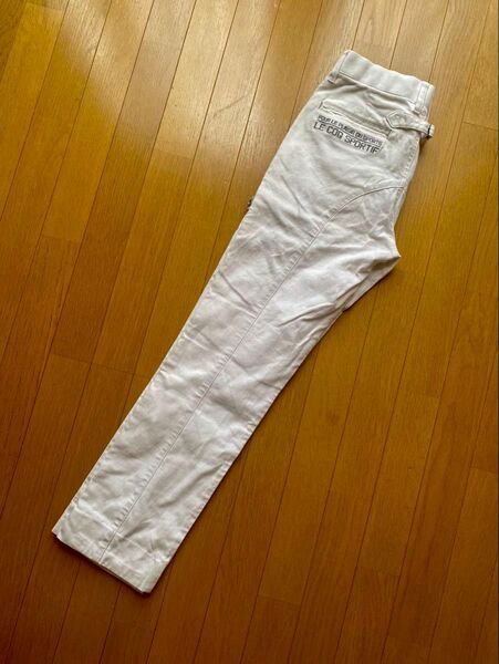 LE COQ SPORTIF ホワイトゴルフパンツ