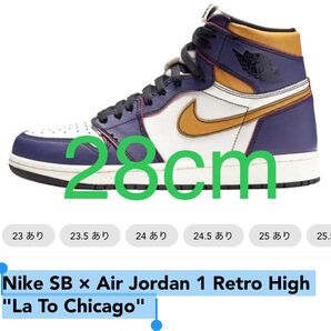 Nike SB × Air Jordan 1 Retro High "La To Chicago" エアジョーダン1 28