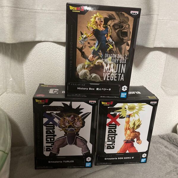 ドラゴンボールZ 魔人ベジータ ターレス 孫悟空 G×materia 3体
