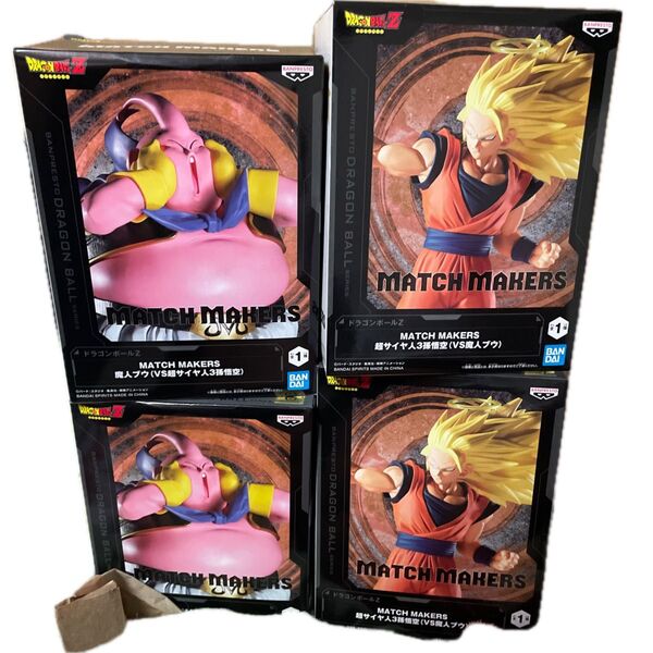ドラゴンボールZ match makers 魔人ブウ 超サイヤ人3 孫悟空 フィギュア 4体セット