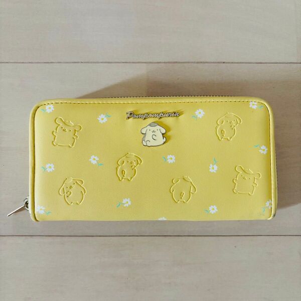 ポムポムプリン 財布 長財布 黄色 サンリオ