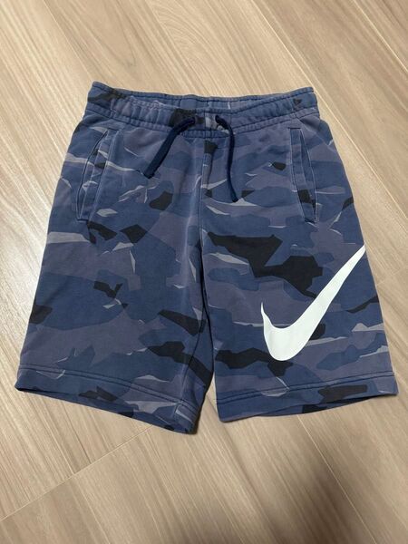 NIKE ナイキ ハーフパンツ ショートパンツ 短パン S カモ 青 ブルー アトモス atmos スウェット