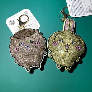 ちいかわ ラインストーンキーホルダー2 うさぎ くりまんじゅう 2個セット