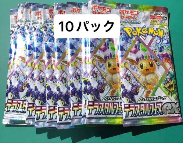 テラスタルフェスex 1BOX 分 10パックセット サーチ済み