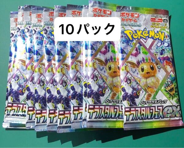 テラスタルフェスex 1BOX 分 10パックセット サーチ済み