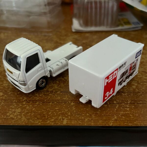 【ジャンク品】トミカ いすゞ エルフ・プロパンガス配送車 通常品 初回特別仕様 発売記念仕様 トミカプレミアム