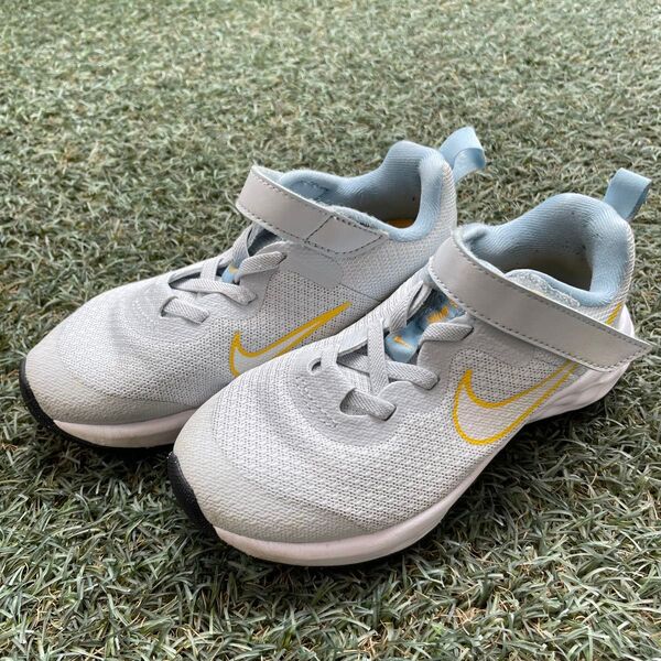 Nike ナイキ キッズ スニーカー 17cm グレー/イエロー ガール 子供