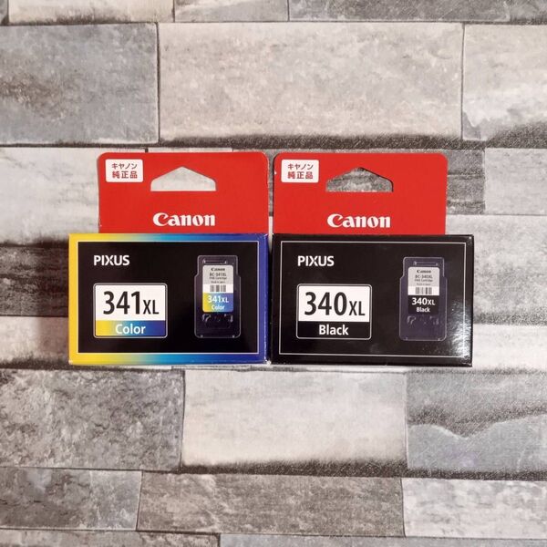 新品未使用未開封 CANON FINE BC-340XL ブラック BC-341XL 3色カラー 大容量 純正インク