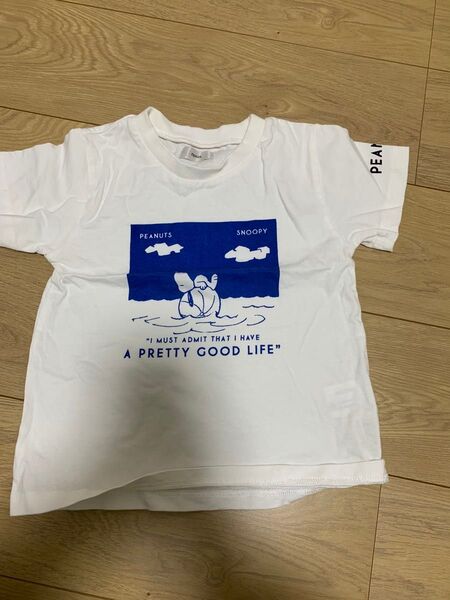 PEANUTS スヌーピー Tシャツ 110cm ホワイト