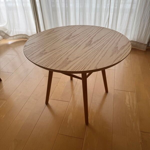 【中古】IDEE AO TABLE Natural イデー アーオ テーブル ナチュラル ローテーブル サイドテーブル 円形