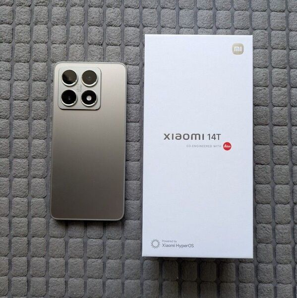 極美品 国内版 Xiaomi 14T SIMフリー チタングレー