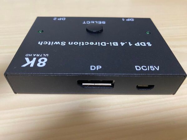 DP切り替え器、HDMI→DP アダプター、DP→HDMI変換ケーブル、DPケーブル0.5mと1.0m