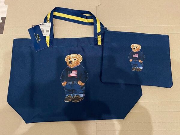 定価以下【新品/ポーチ付】ラルフローレン ポロベア バッグ