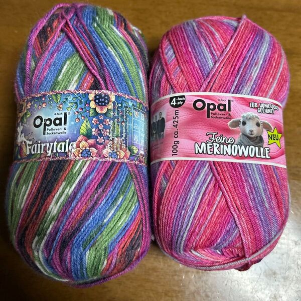 Opal 毛糸 2玉セット