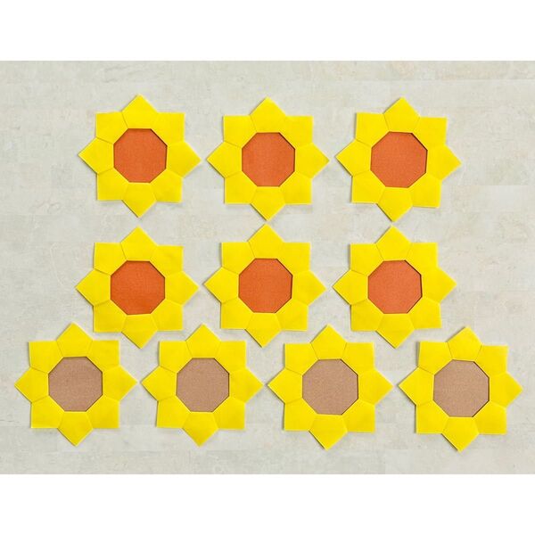 折り紙 ひまわり 10個