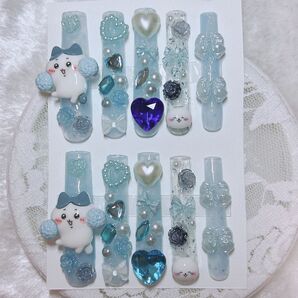 ネイルチップ スーパーロング バレリーナ ジェルネイル ロングネイルチップ 推し活ネイル ギャルネイル