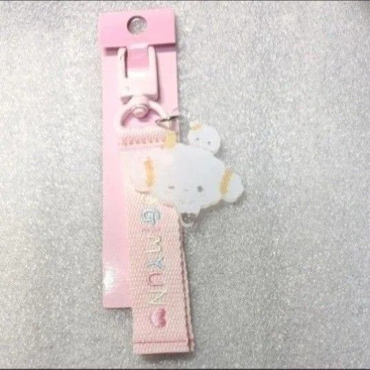 サンリオ こぎみゅん 刺繍タグ ロゴ キーホルダー アクリルタグ付き、新品未使用品