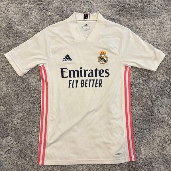adidas レアル・マドリード サッカーユニフォーム Sホワイト/ピンク
