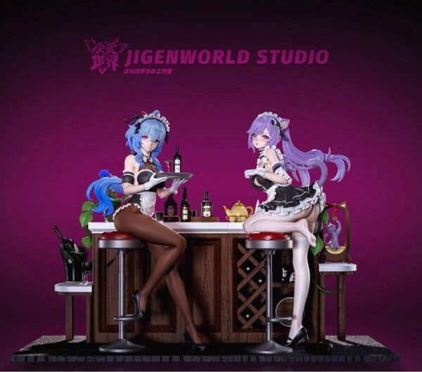 原神 甘雨 &刻晴 フィギュア ガレージキット 新品