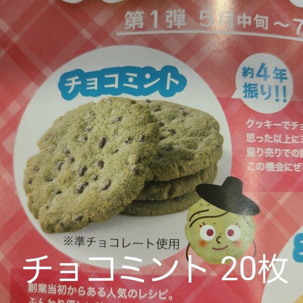 ステラおばさん クッキー チョコミント 限定 ミント
