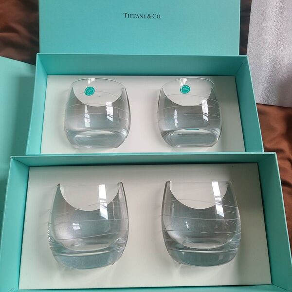 TIFFANY ティファニー カデンツ ペアグラス グラス タンブラー