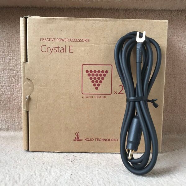 KOJO TECHNOLOGY Crystal E 付属アースケーブルRCA端子 中古品