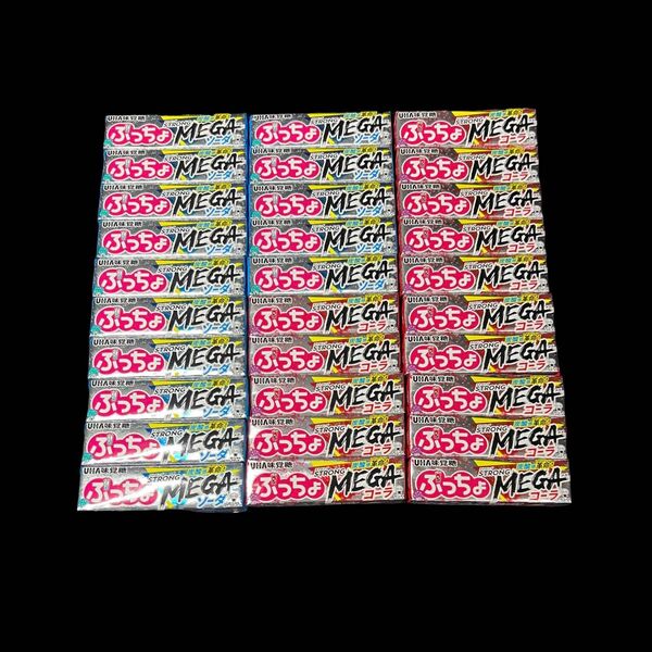 UHA味覚糖 ぷっちょスティック ストロングメガソーダ ストロングメガコーラ ハイチュウ 30本